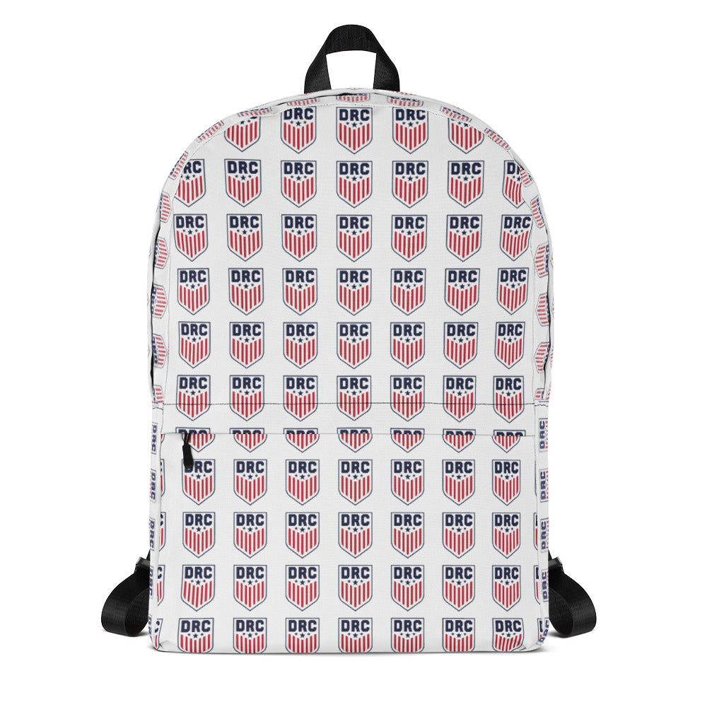 DRC Shield (red / white / blue logo) Backpack