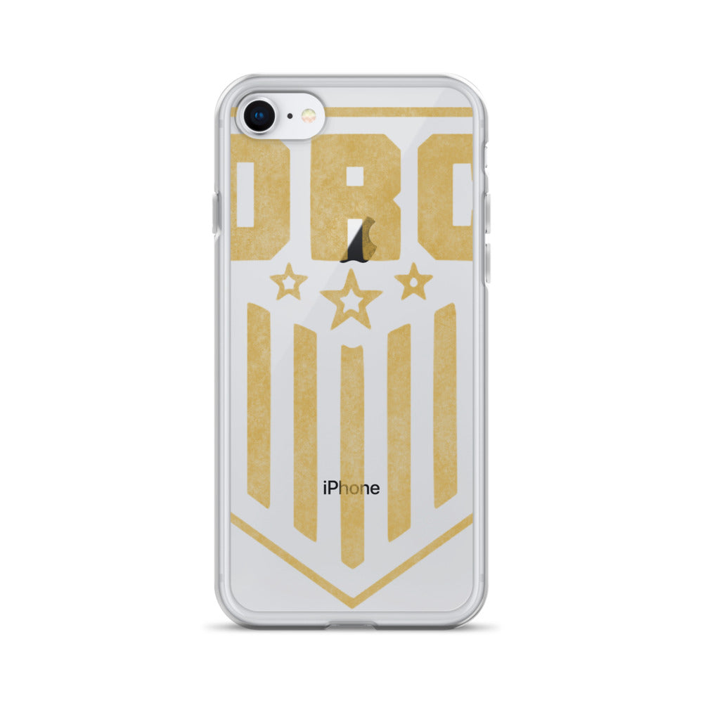 DRC Shield (gold logo) iPhone Case