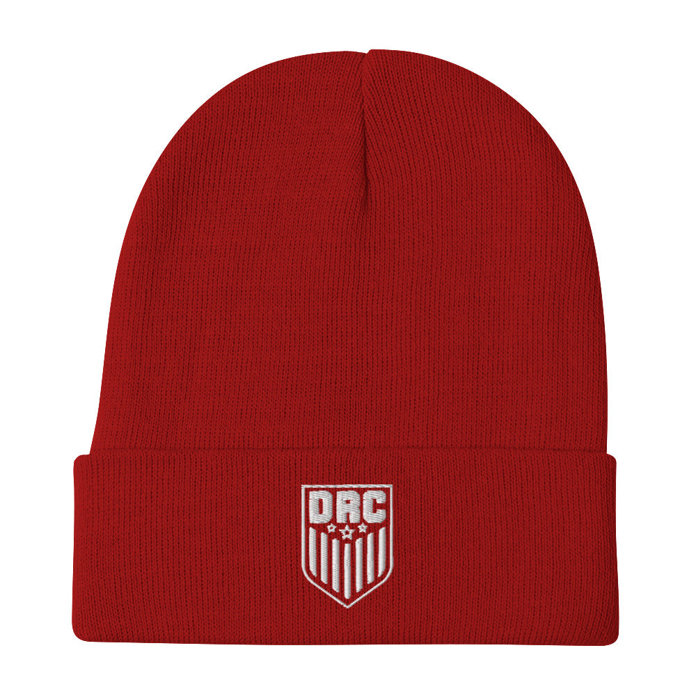DRC Shield Embroidered Beanie