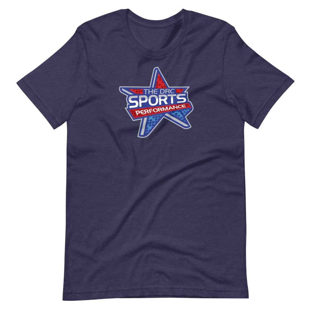 DRC Sports Performance (red / white / blue logo) Short-Sleeve Unisex T-Shirt