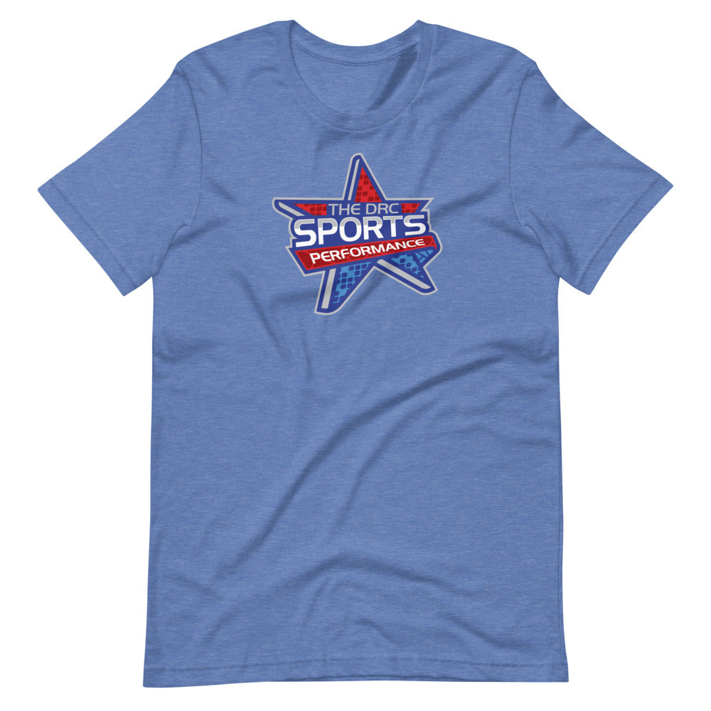 DRC Sports Performance (red / white / blue logo) Short-Sleeve Unisex T-Shirt