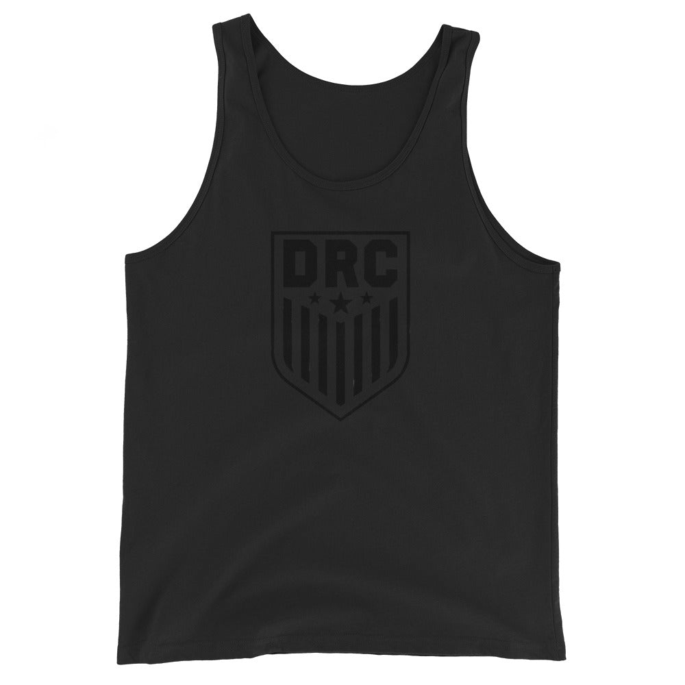 DRC Shield (black logo) Unisex Tank Top