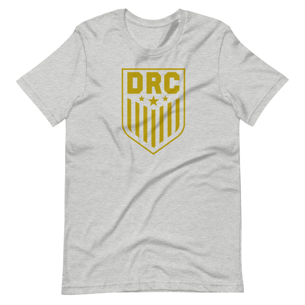 DRC Shield (gold logo) Short-Sleeve Unisex T-Shirt