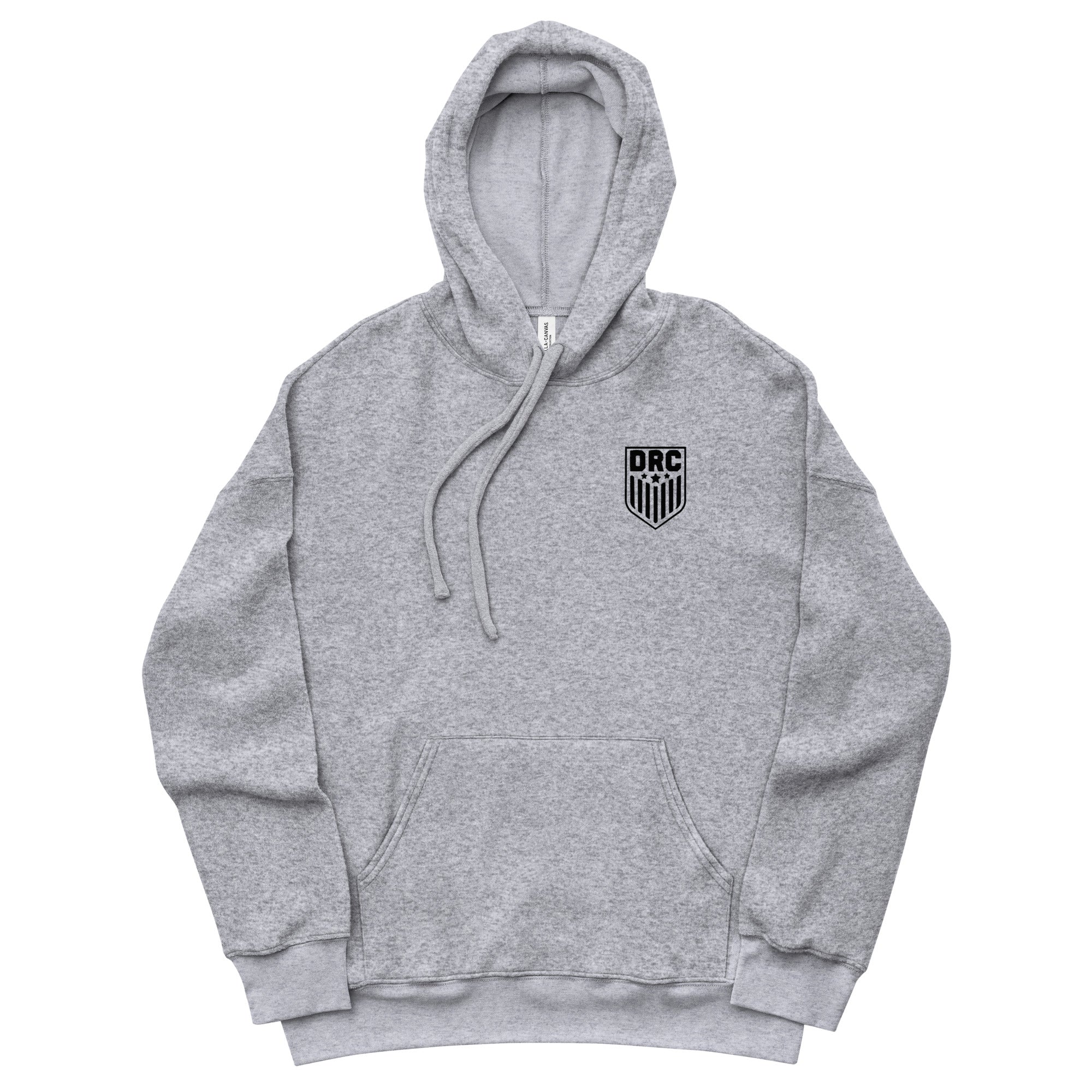 Black Shield Unisex sueded fleece hoodie