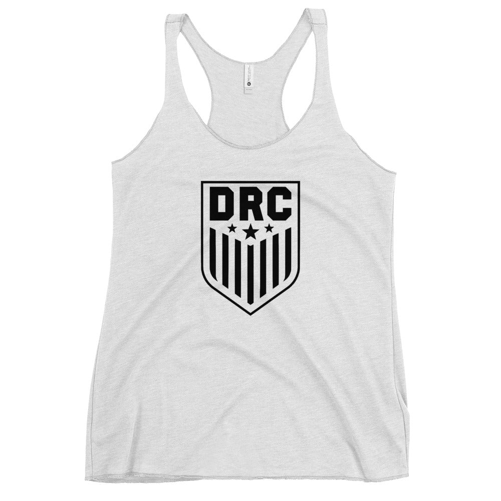 DRC Shield (black logo) Women's Racerback Tank