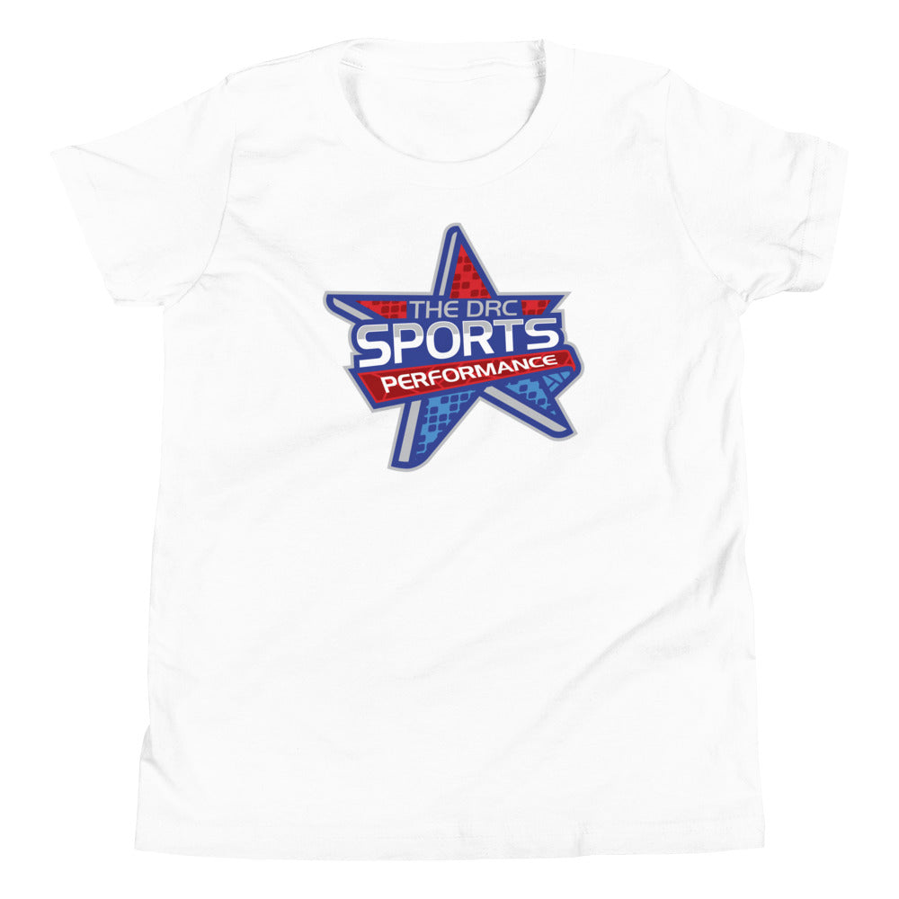 DRC Sports Performance (red / white / blue logo) Youth Short Sleeve T-Shirt