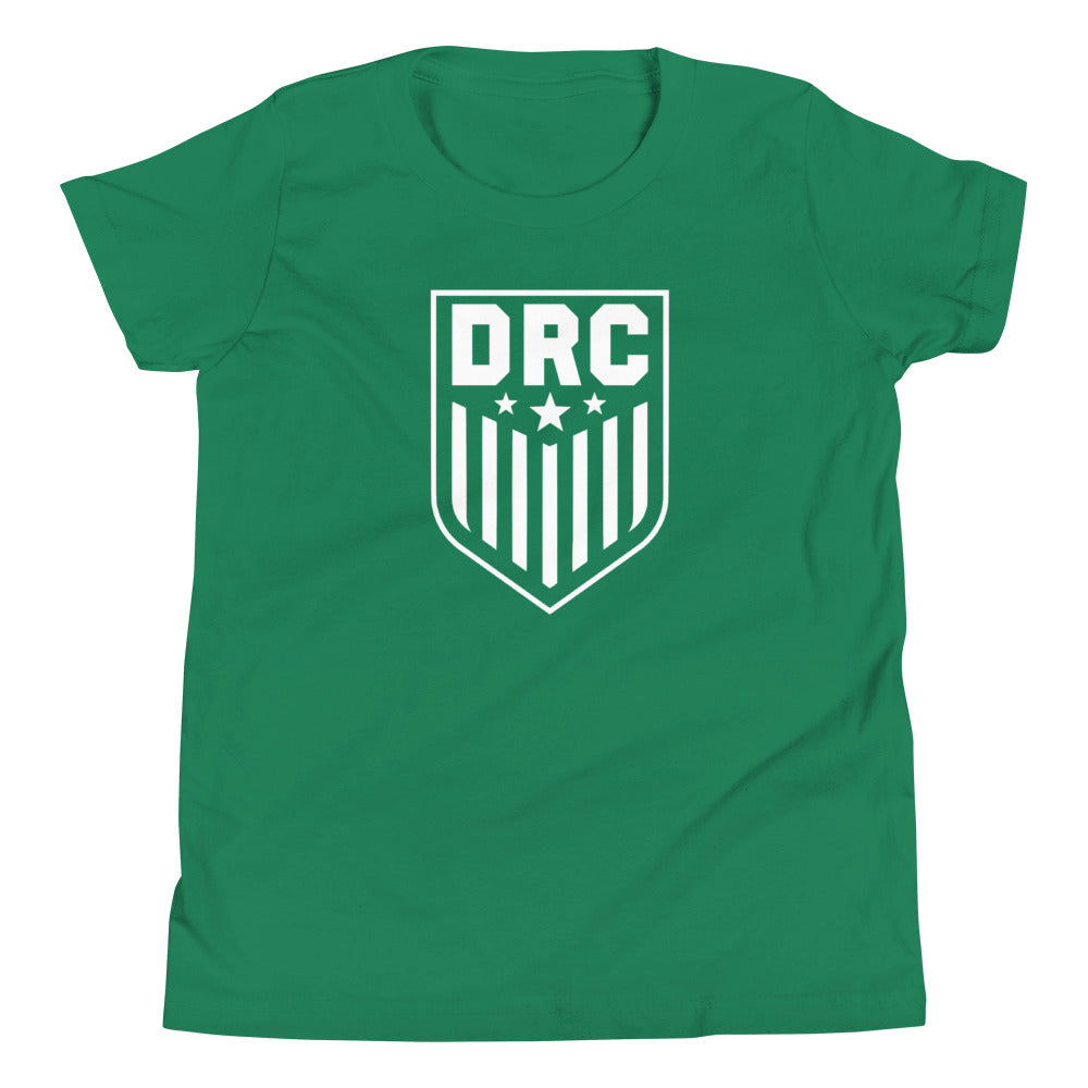 DRC Shield (white logo) Youth Short Sleeve T-Shirt