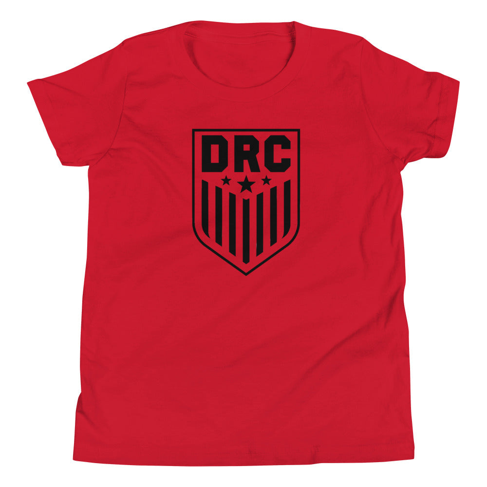 DRC Shield (black logo) Youth Short Sleeve T-Shirt