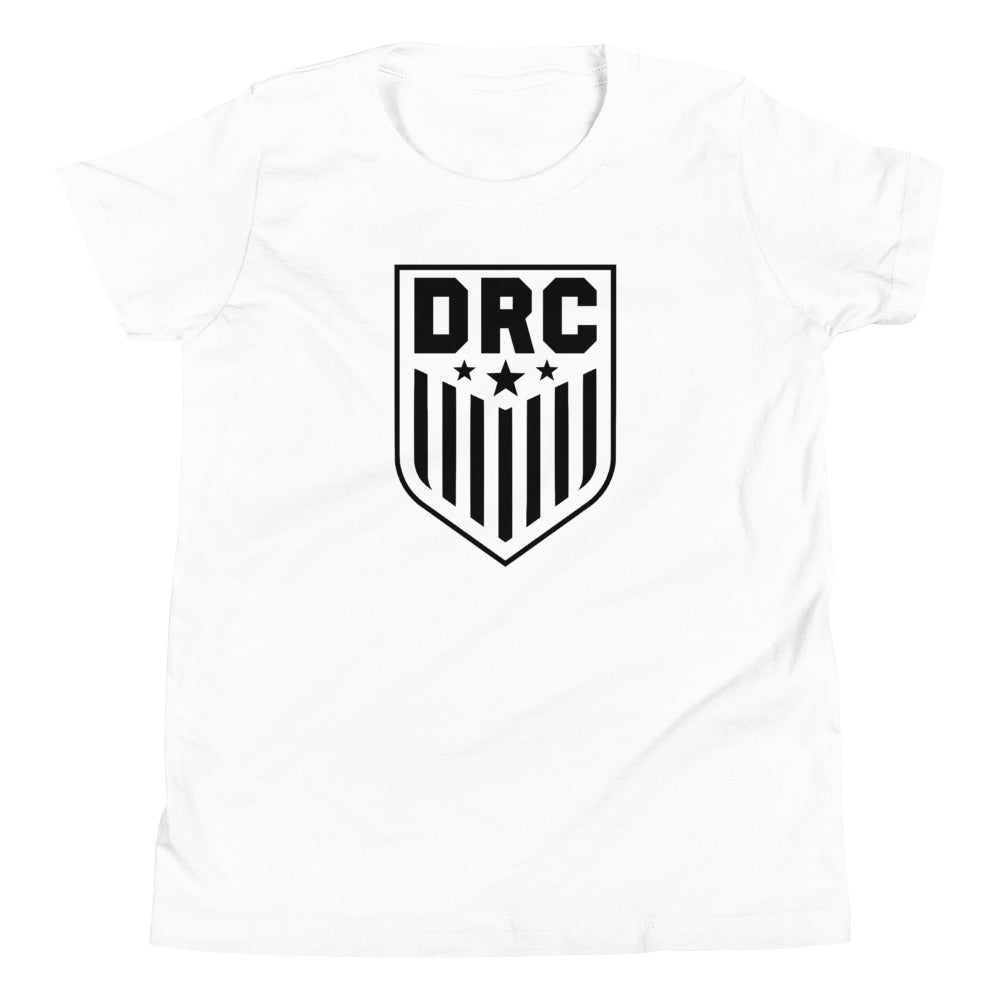 DRC Shield (black logo) Youth Short Sleeve T-Shirt